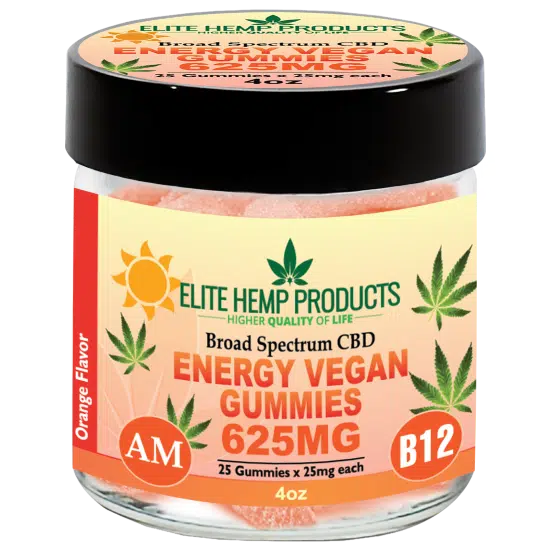 CBD Vegan Gummies 625mg Energy