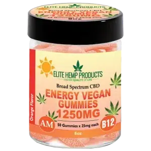 CBD Vegan Gummies 1250mg Energy