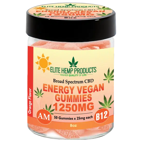 CBD Vegan Gummies 1250mg Energy