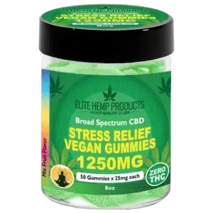 Stress Relief Vegan Gummies 1250mg