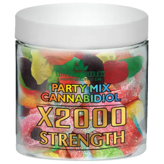 CBD Party Mix Gummies x2000 Strength