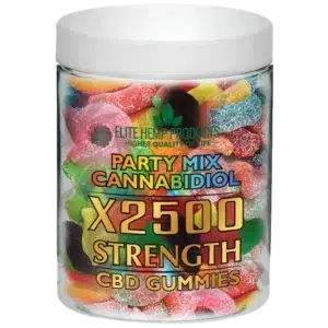 CBD Party Mix Gummies x2500 Strength