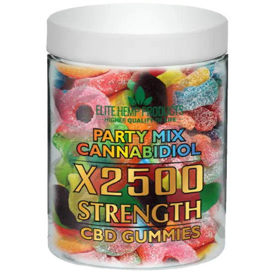 CBD Party Mix Gummies x2500 Strength