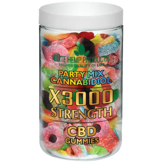 CBD Party Mix Gummies x2500 Strength