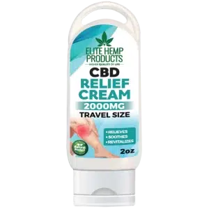 CBD Pain Relief Cream 2000mg Travel Size