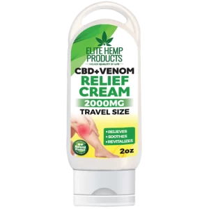 CBD+Venom Pain Relief Cream 2000mg Travel Size