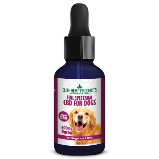 CBD Dog Tincture 600mg Bacon