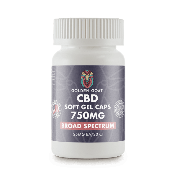 CBD Gel Capsules Broad Spectrum 750MG