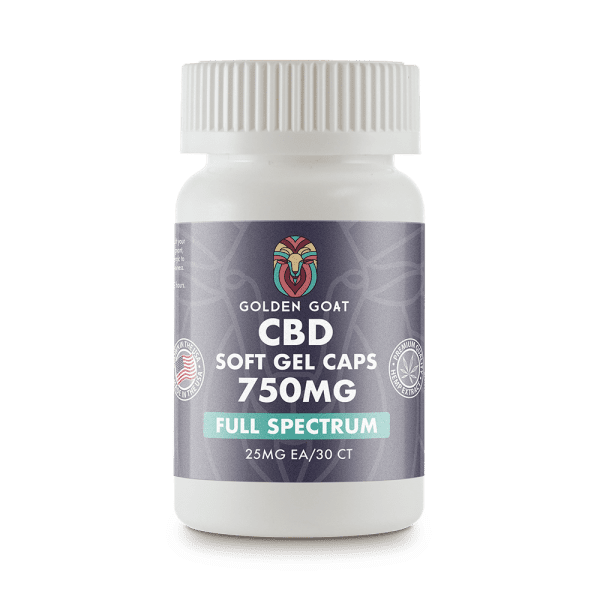 CBD Gel Capsules Full Spectrum 750MG