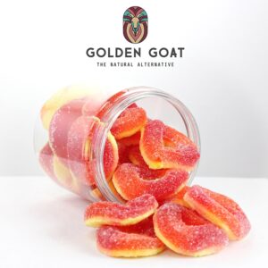 CBD Gummy Peach Rings