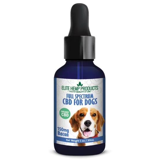 CBD Dog Tincture 150mg Bacon