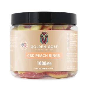 CBD Gummy Peach Rings