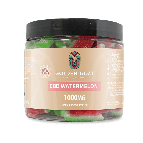 CBD Gummy Watermelon Slices