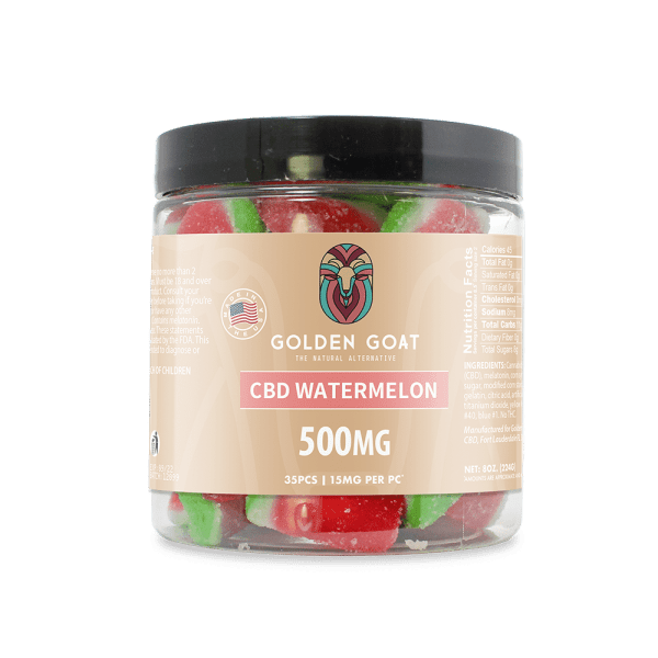 CBD Gummy Watermelon Slices